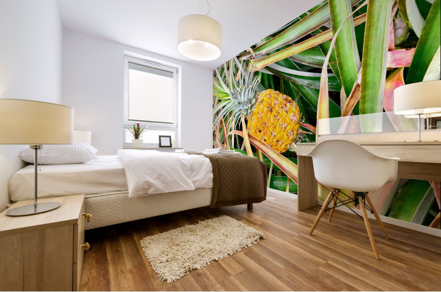 Pineapple Growing Impression murale