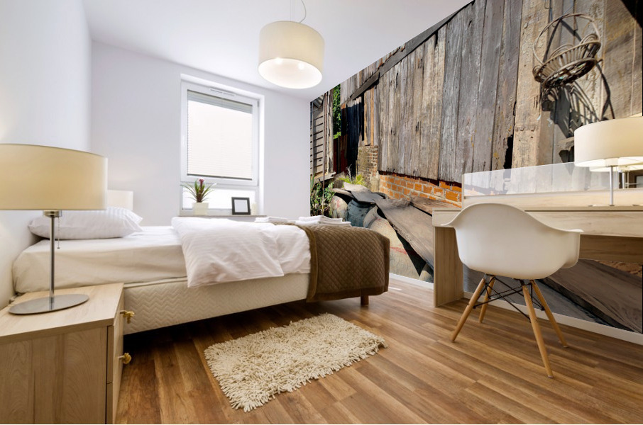 Behind the House Mural print