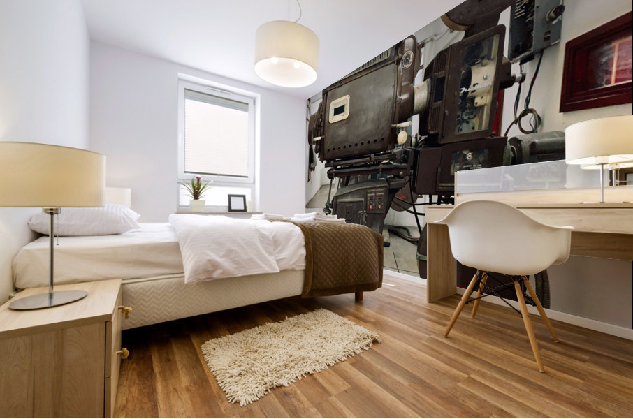 Old Projector Mural print