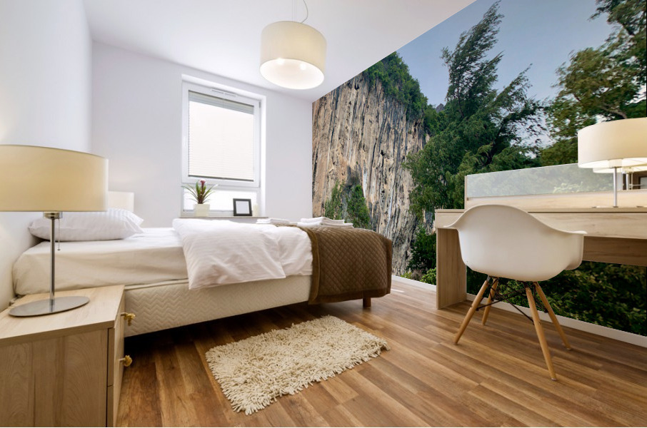 Living on the Beach Mural print