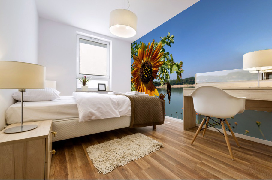 Sunflower View Mural print