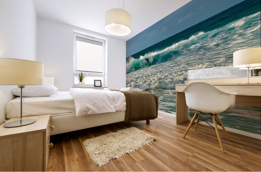 The Surfer Mural print