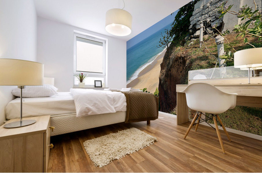 Beach from the Cliff Impression murale