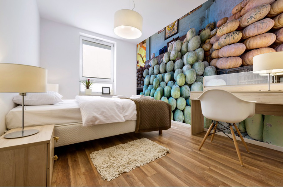 Vegetable Stand Mural print