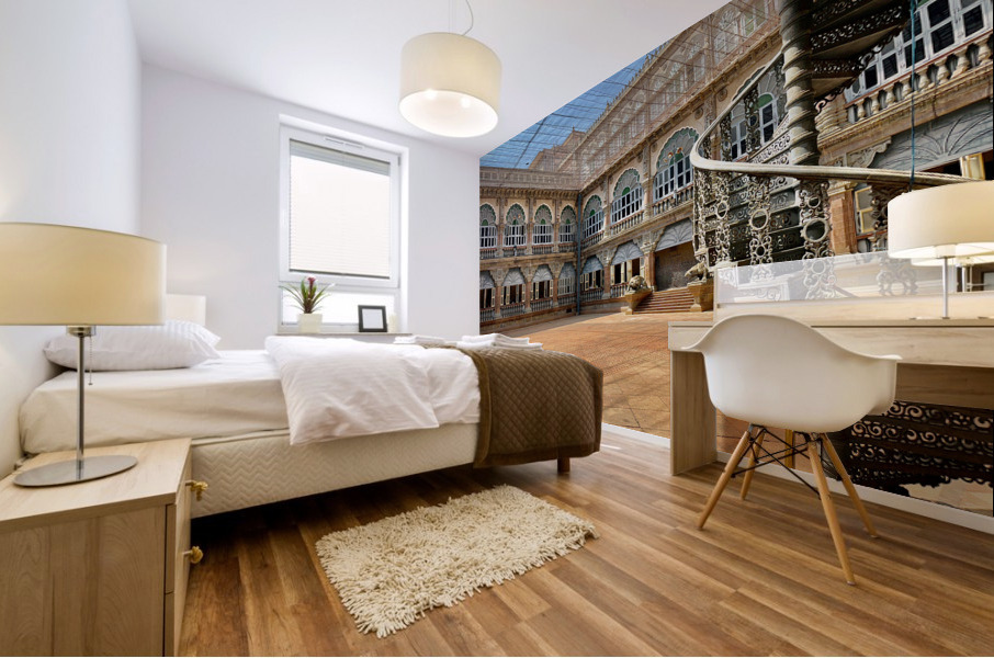 Palace Courtyard Impression murale