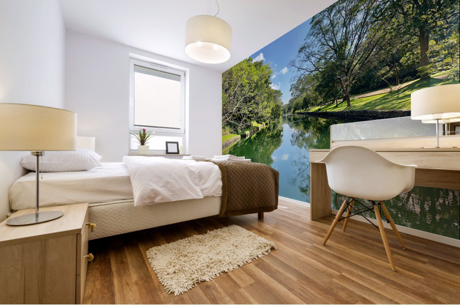 Both Side Reflections Mural print