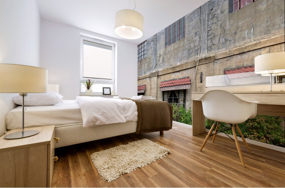 Nice Building Facade Mural print