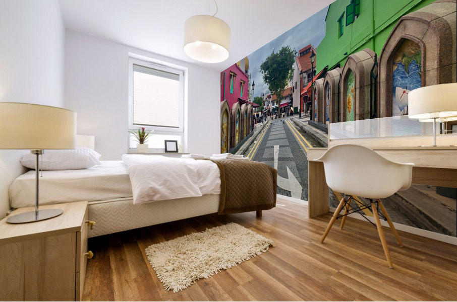 Which Way Out of the Mosque Mural print