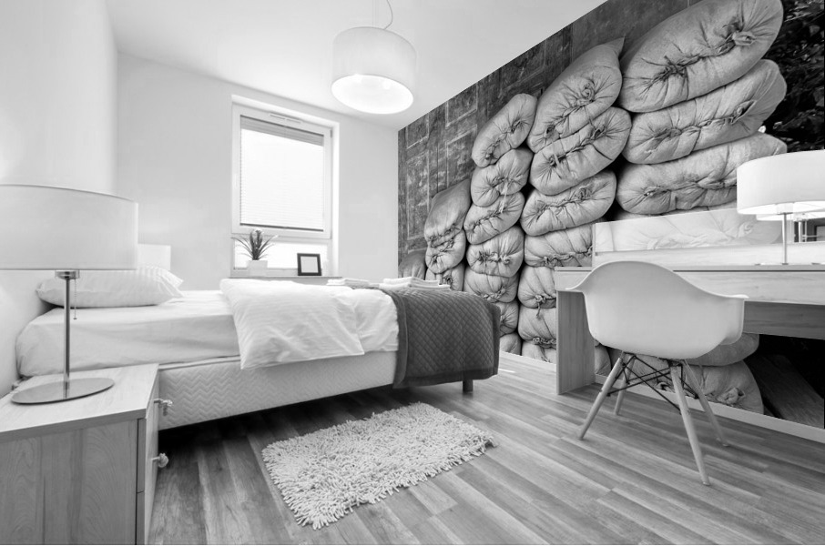 BW Bag Stacks Impression murale