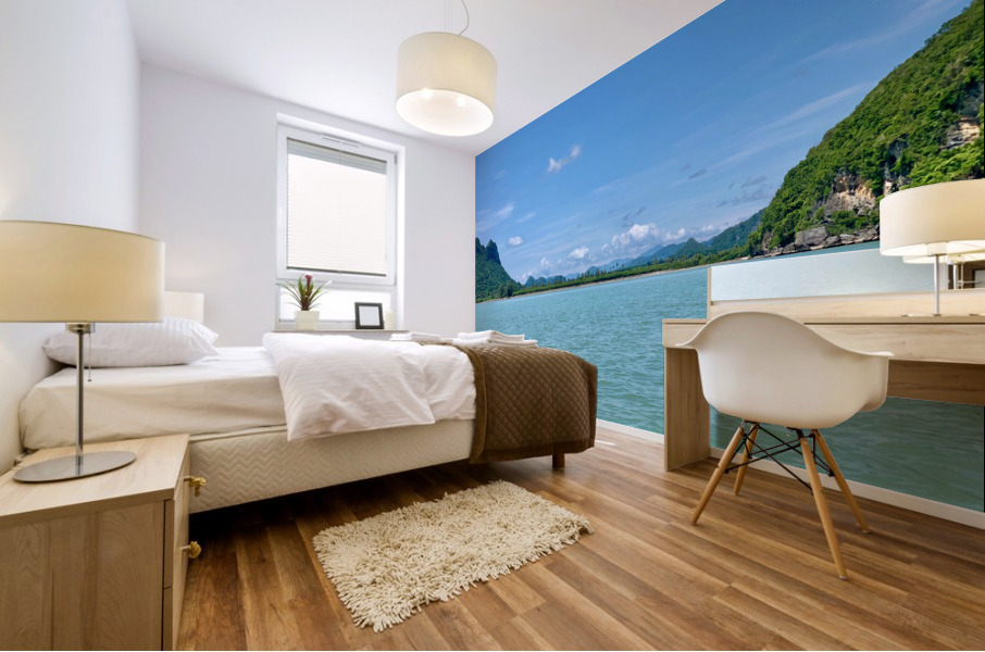 Flat in Between Mural print