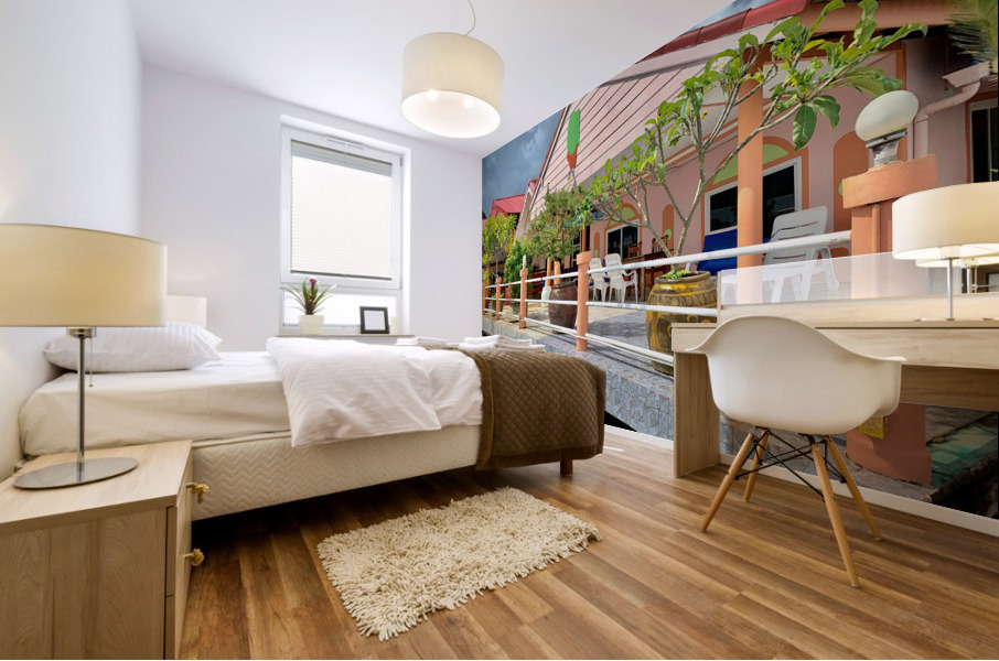 James Bond Bungalow Mural print