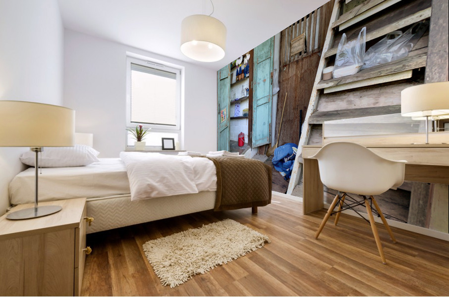 In the Corner Mural print