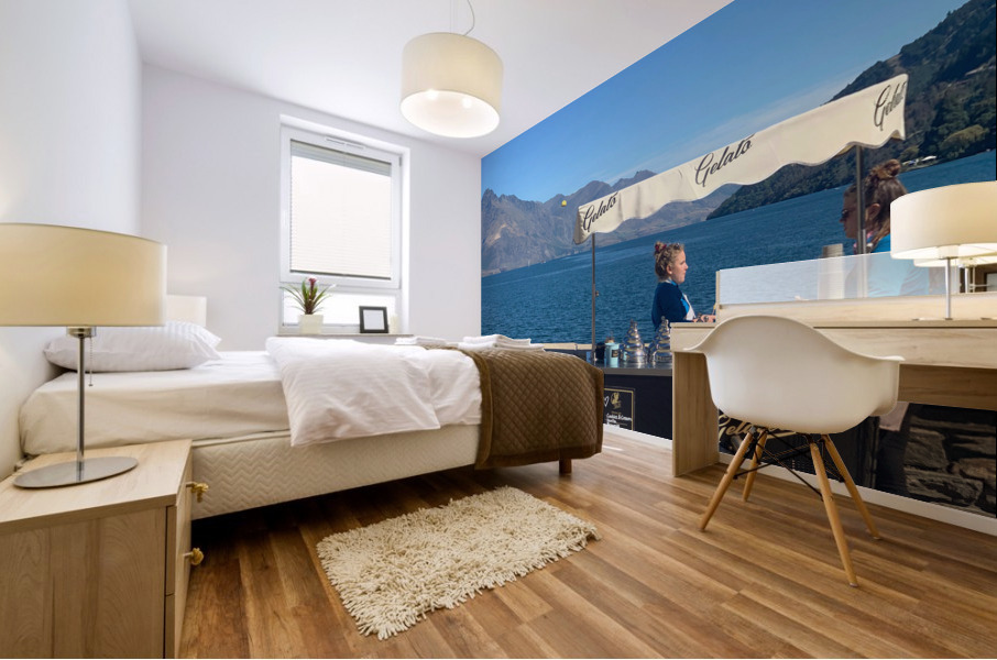 Gelato by the Lake Mural print