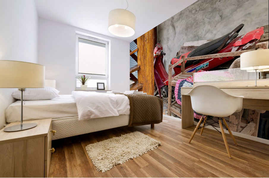 Please Remove Your Shoes Mural print