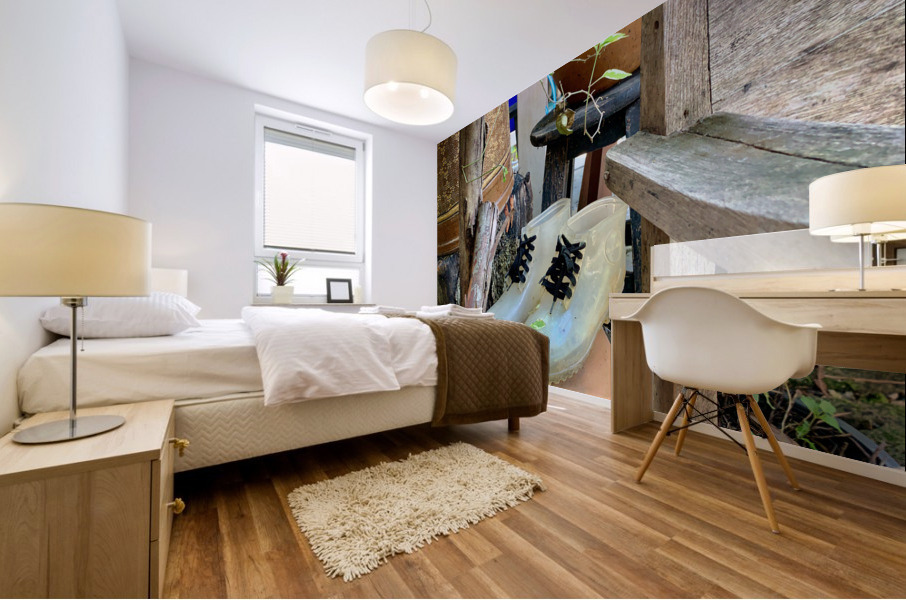 Transparent Boots Mural print