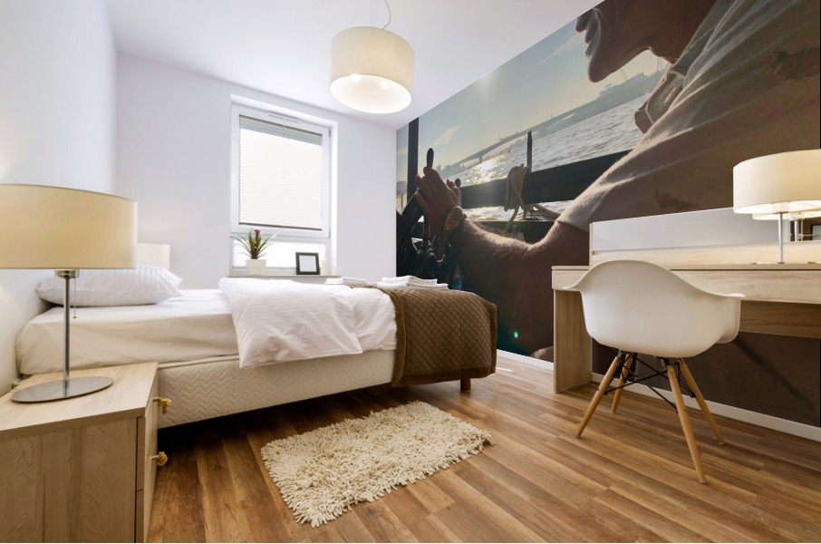 Boat Driver Mural print