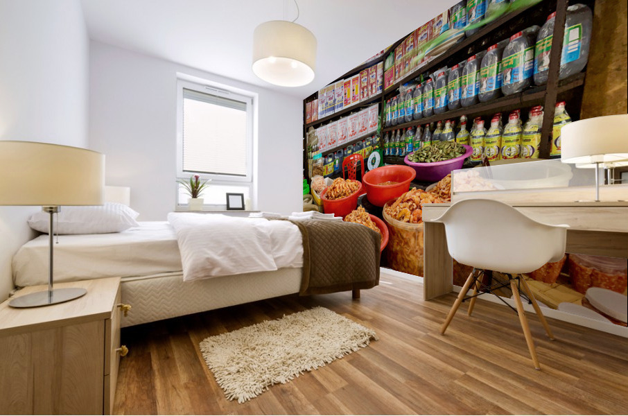 Shrimp Shop Impression murale