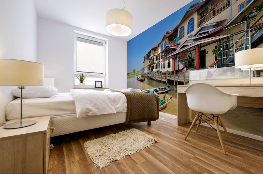 Inle Lake Shops Mural print