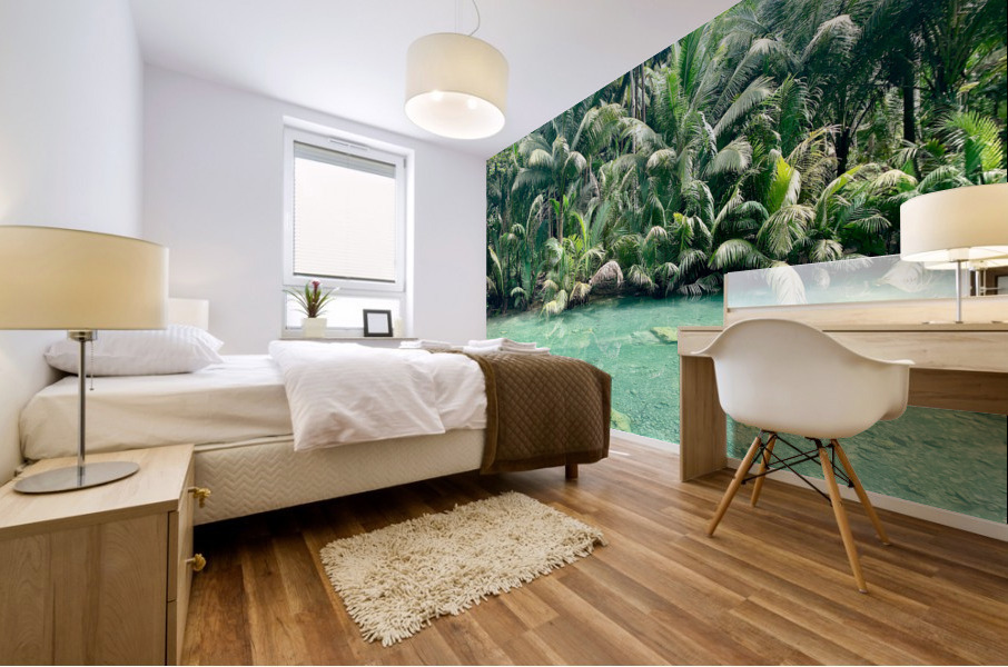 Jungle Green Mural print