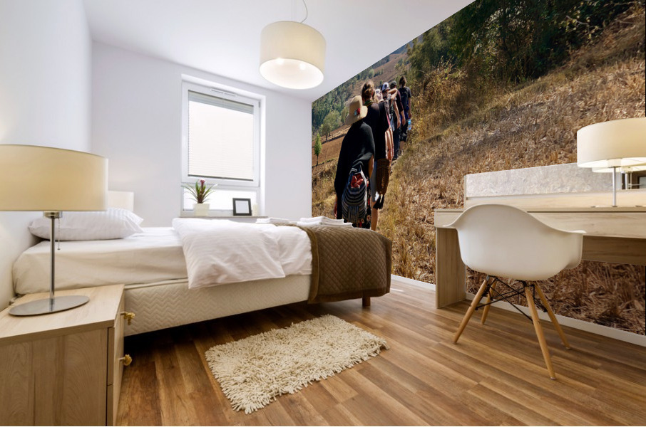 Follow the Path Mural print