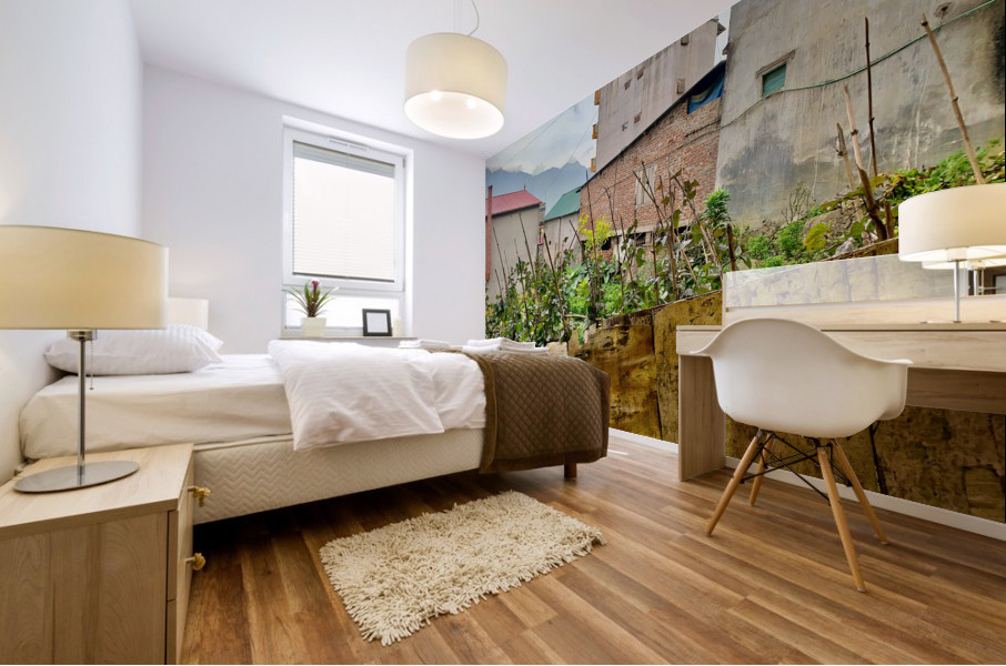 Homemade Fence Mural print