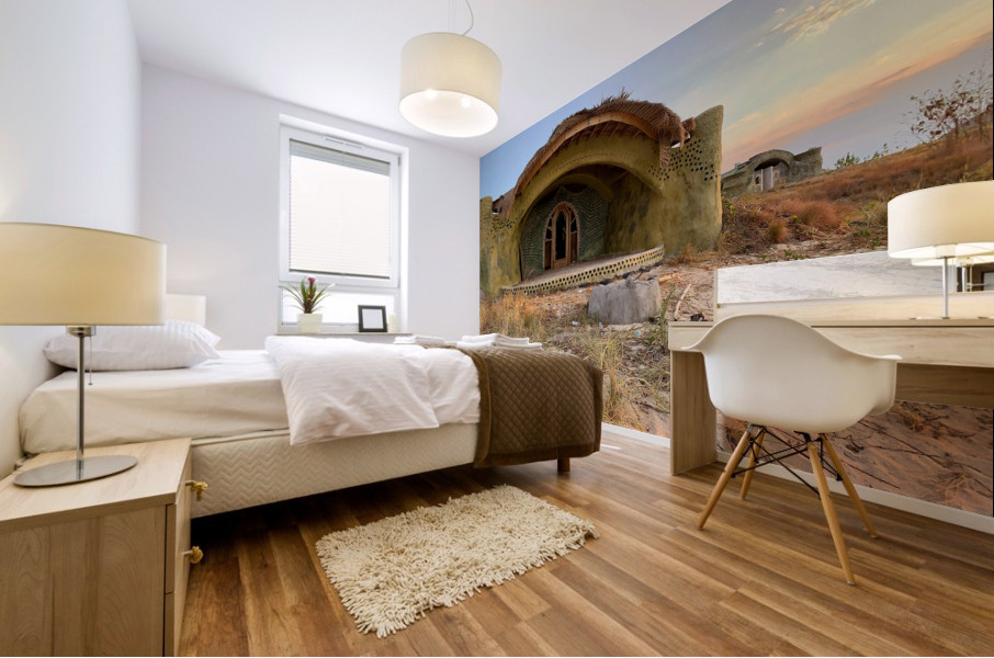 Special House on the Beach Mural print