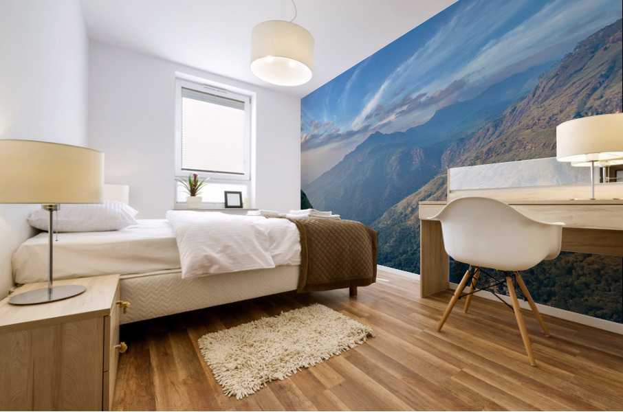 Early Mountain Hike Impression murale