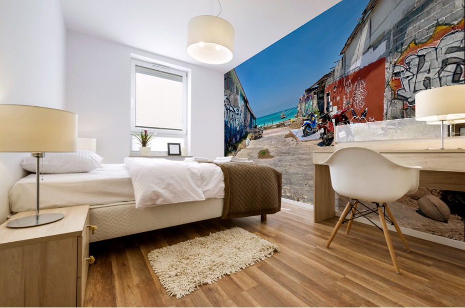 Graffiti Beach Mural print