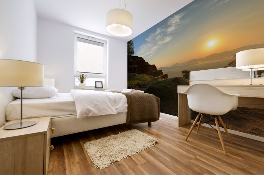 Sunrise on Top of Sigiriya Sri Lanka 3 Mural print