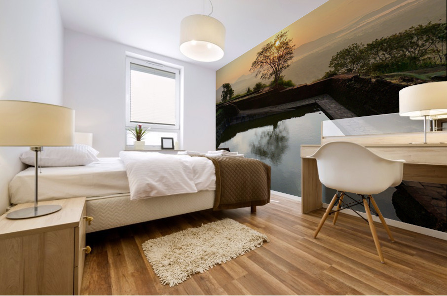 Sunrise on Top of Sigiriya Sri Lanka 4 Mural print