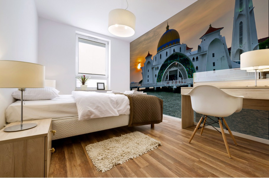 Masjit Selat Mosque Melaka 2 Impression murale