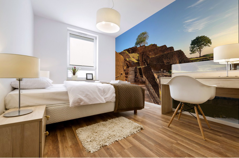 Sunrise on Top of Sigiriya Sri Lanka 9 Mural print