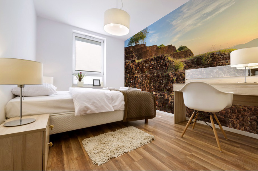 Sunrise on Top of Sigiriya Sri Lanka 13 Mural print