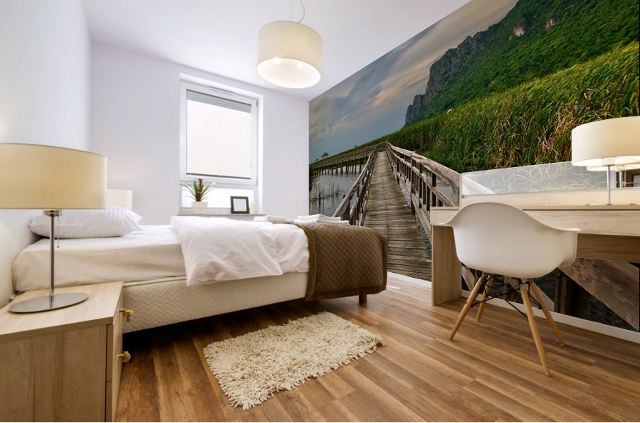 Wooden Walkway 2 Mural print