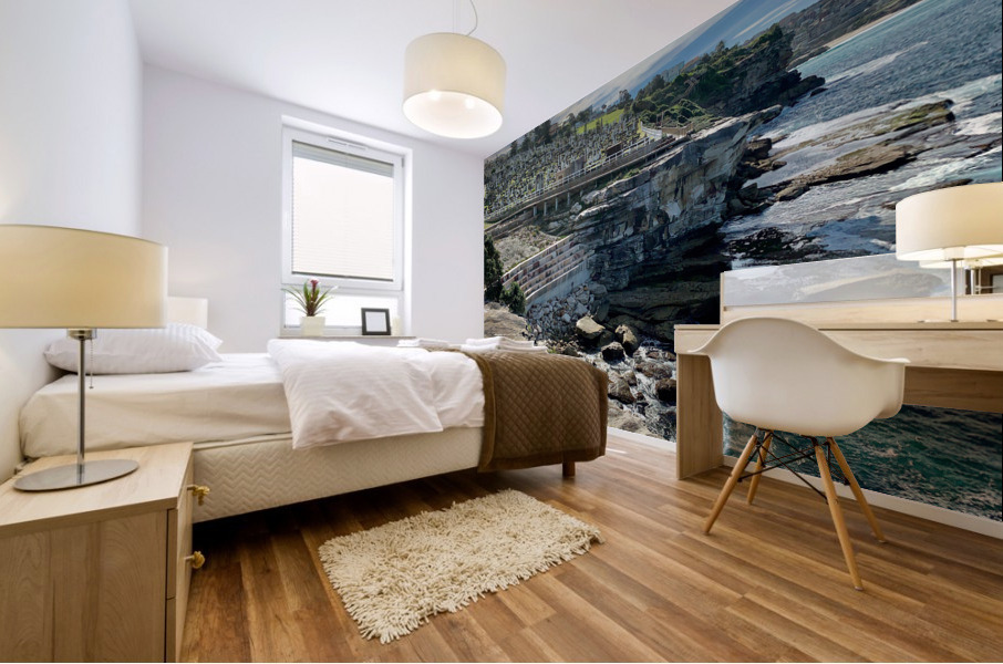 Waverley Cemetery by the Ocean Australia Mural print