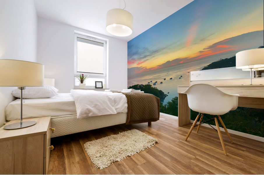 Koh Tao Sunset 2 Mural print