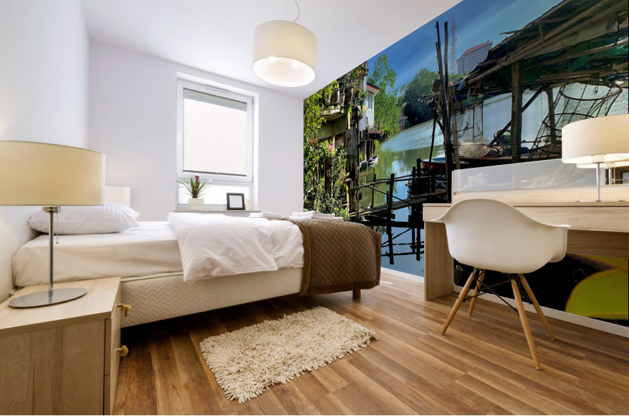 Riverside Mural print