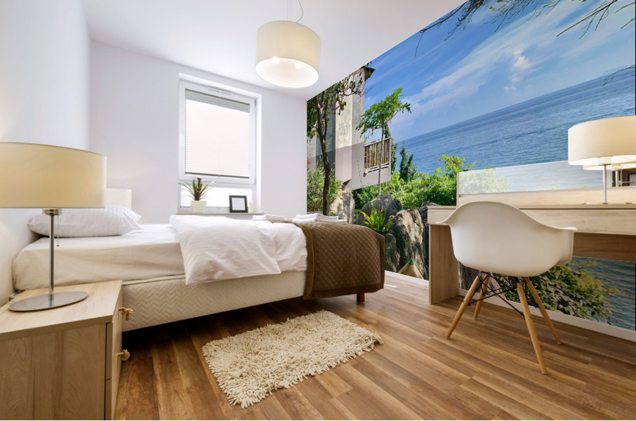 Bungalow with a Nice View Mural print