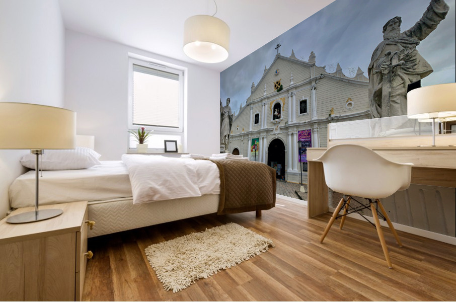The Vigan Cathedral Mural print