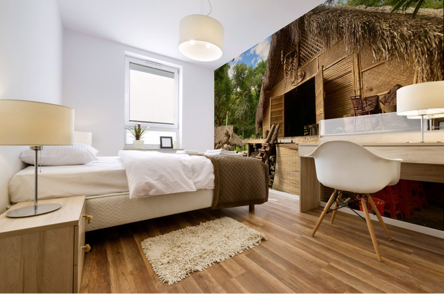 Beautiful Massive Hut Mural print