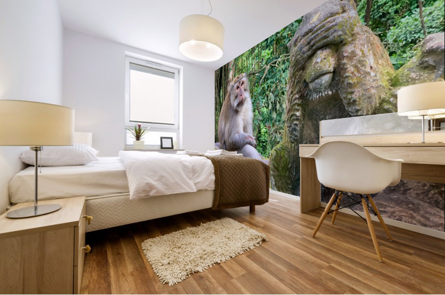 Are you for Real Monkey  Mural print