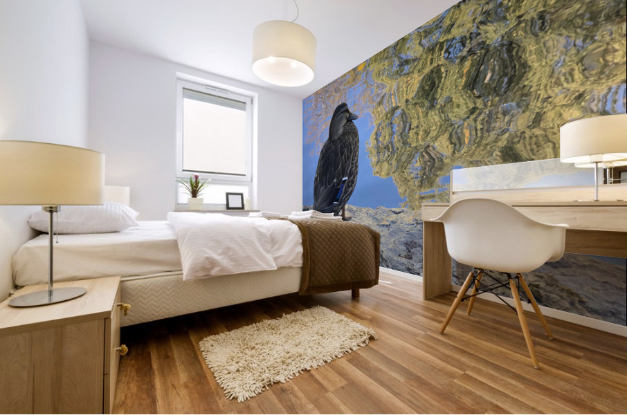 Duck like a Painting Mural print