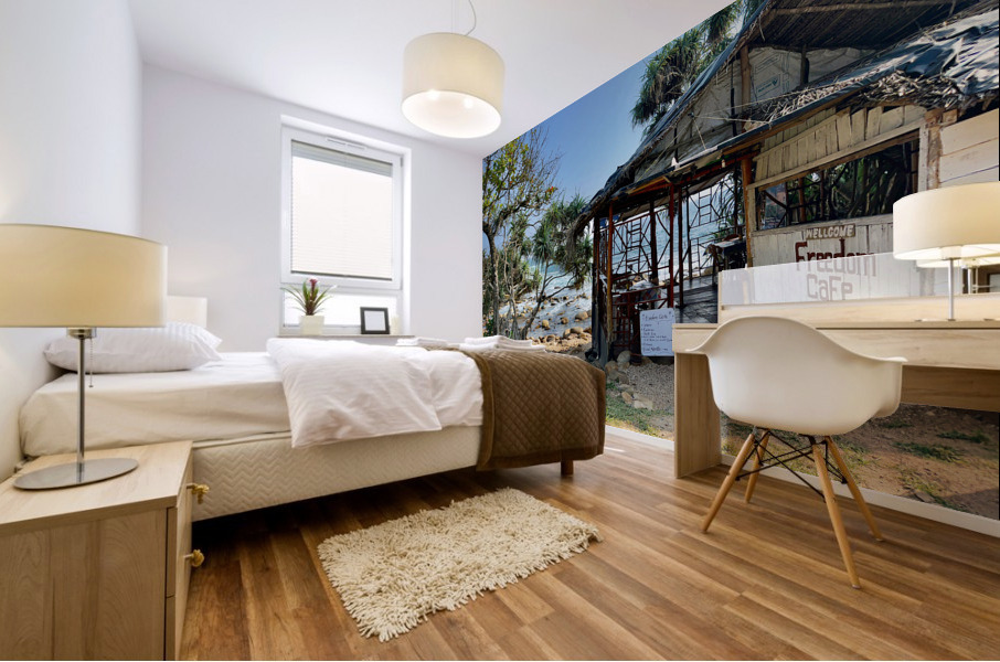 Freedom Cafe Shack Mural print