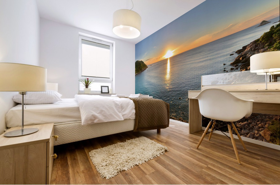 Sunrise Over the Bay 2 Mural print