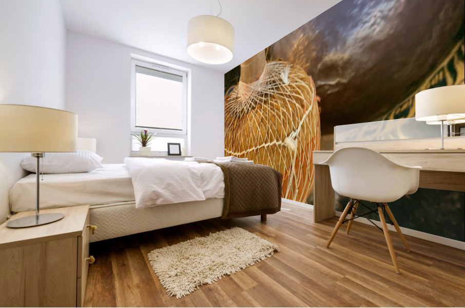 The Gong Mural print