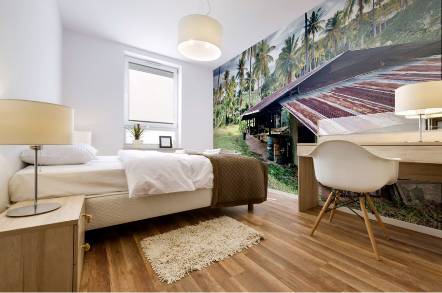 Big Rusty Shack Coconut Mural print