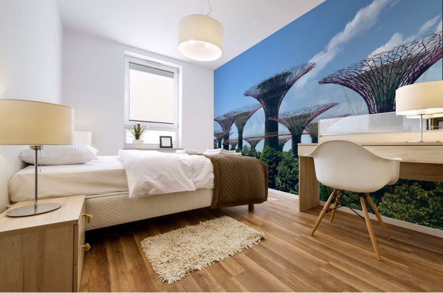 Gardens by the Bay Singapore Mural print