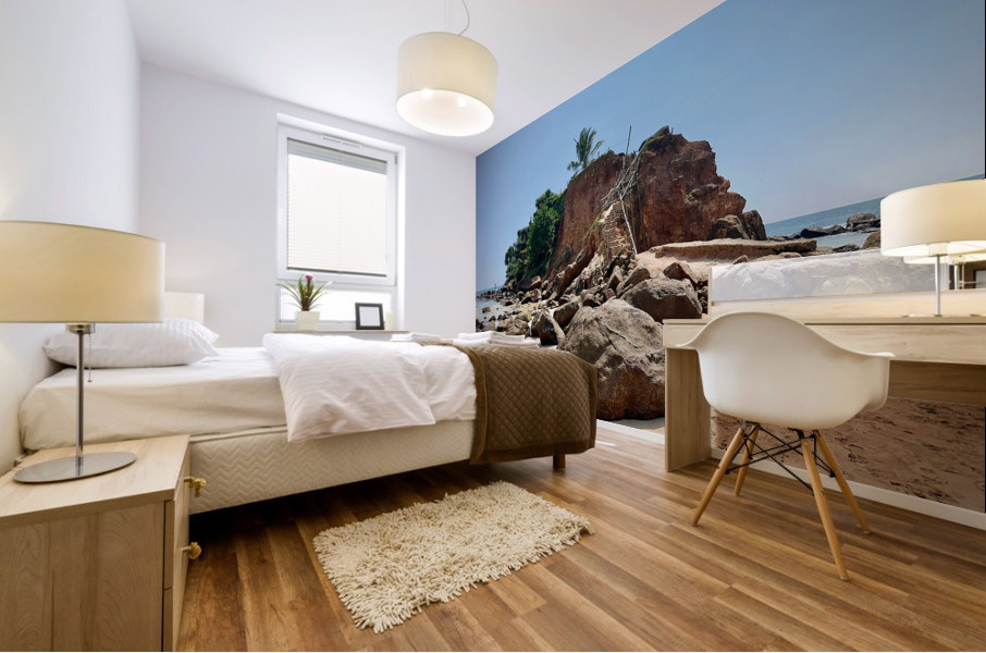 Parrot Rock Sri Lanka Mural print