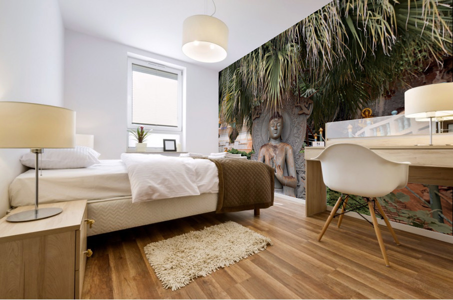 Buddha Under the Tree Mural print