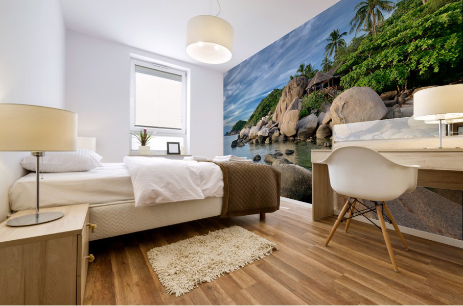 Koh Tao Coast Mural print